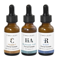 Vitamin C Serum Retinol Serum & Hyaluronic Acid Serum for Face Skin Care Set Facial Serum Power Face Serums for Sensitive Skin Fine Lines& Wrinkles - 3 count of 1 Fl Oz